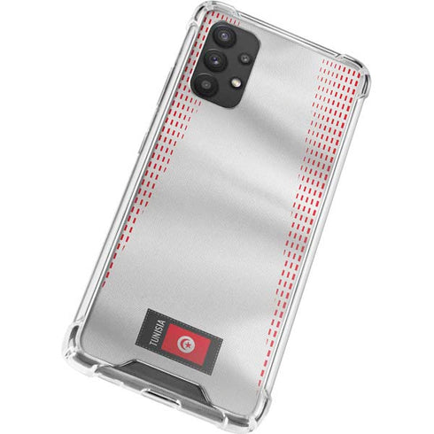 Tunisia Soccer Flag Galaxy A32 5G Clear Case